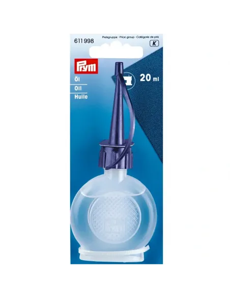 Huile pour machines à coudre Prym 20 ml | Zephyr Tissus