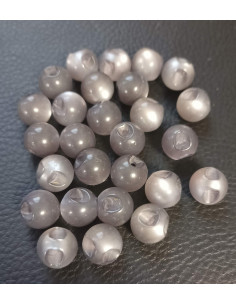 Bouton à tunnel, Ø 14mm, gris 2