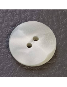 Bouton 2 trous, Ø 15mm, gris