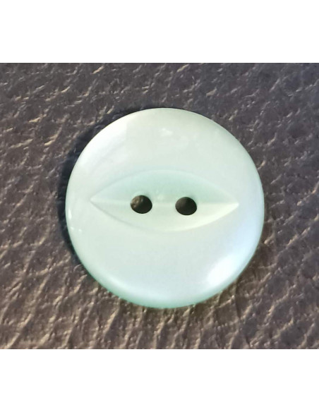 Bouton 2 trous, Ø 19mm, vert