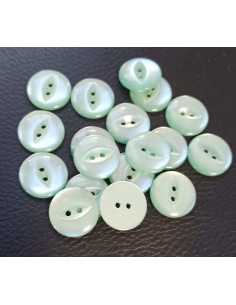Bouton 2 trous, Ø 19mm, vert 2