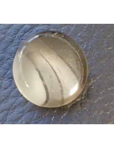 Bouton à queue, Ø 15mm, gris