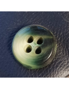 Bouton 4 trous, Ø 35mm, vert