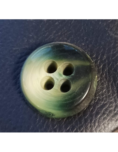 Bouton 4 trous, Ø 35mm, vert
