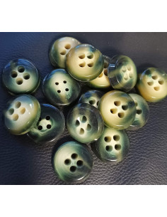 Bouton 4 trous, Ø 35mm, vert 2