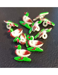 Bouton à queue, Ø 17mm, vert 2