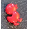 Bouton à queue, Ø 17 mm, rouge