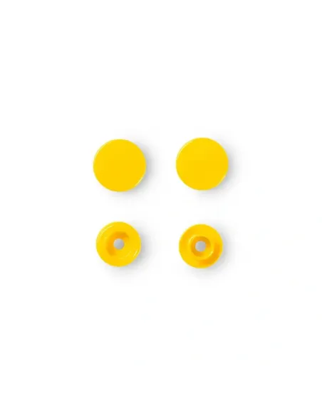 Boutons pression Color Snaps Prym, Jaune | Zephyr Tissus