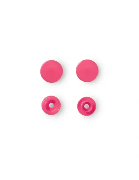 Pressions Color Snaps framboise 12,4 mm | Zephyr Tissus