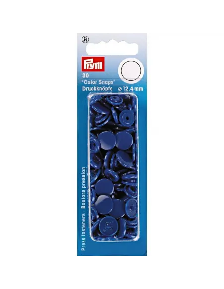 Boutons pression Color Snaps Prym bleu royal | Zephyr Tissus