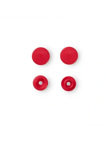 Boutons pression Color Snaps Prym, Rouge | Zephyr Tissus