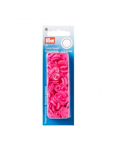 Boutons pression Color Snaps Prym, rose vif | Zephyr Tissus