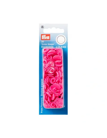Boutons pression Color Snaps Prym, rose vif | Zephyr Tissus
