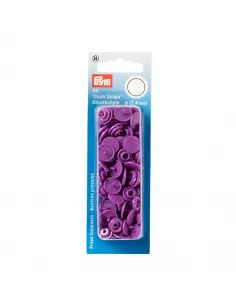 Boutons pression Color Snaps Prym violet | Zephyr Tissus