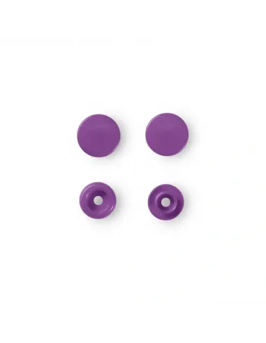 Boutons pression Color Snaps Prym violet | Zephyr Tissus