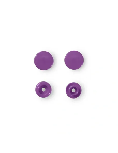 Boutons pression Color Snaps Prym violet | Zephyr Tissus
