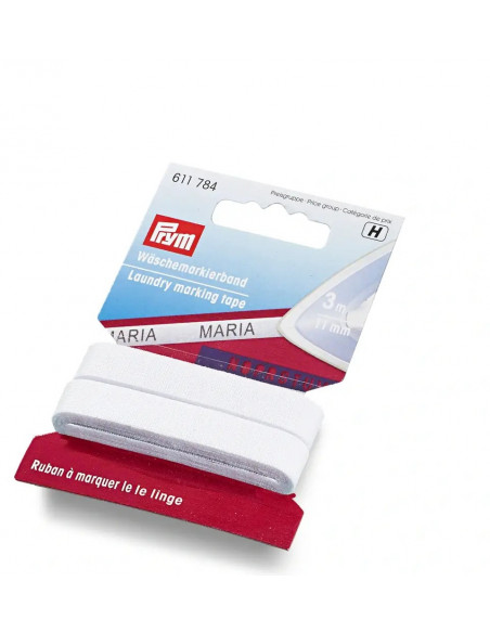 Ruban à marquer le linge, thermocollant, 3 m
