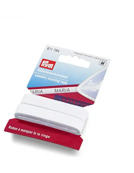 Ruban à marquer le linge thermocollant Prym | Zephyr Tissus