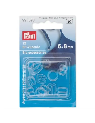 Accessoires soutien-gorge Prym, 6 et 8 mm | Zephyr Tissus