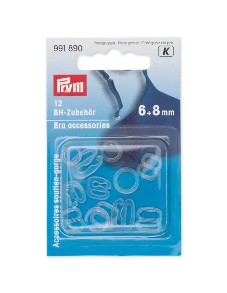 Accessoires soutien-gorge Prym, 6 et 8 mm | Zephyr Tissus