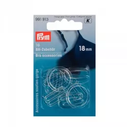 Accessoires soutien-gorge, 18mm, transparent