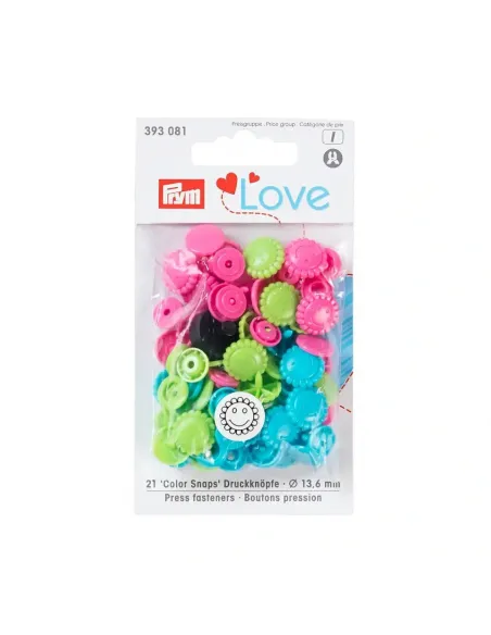 Bouton pression Prym Love fleur, 13,6 mm | Zephyr Tissus