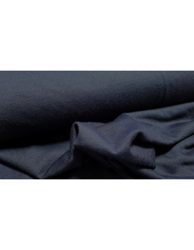 Jersey souple uni bleu