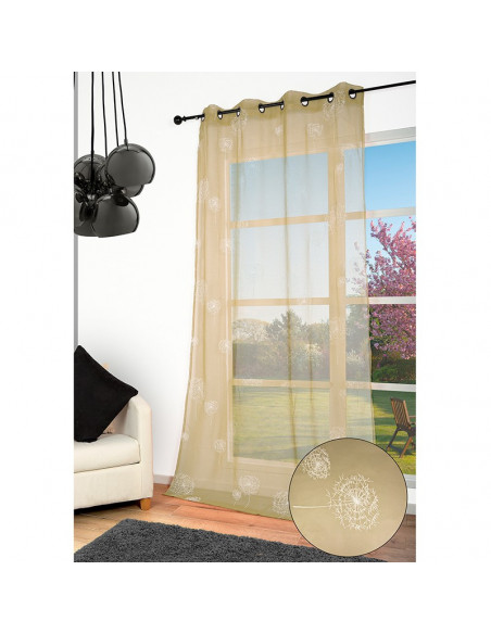 Rideau voilage Valencia beige