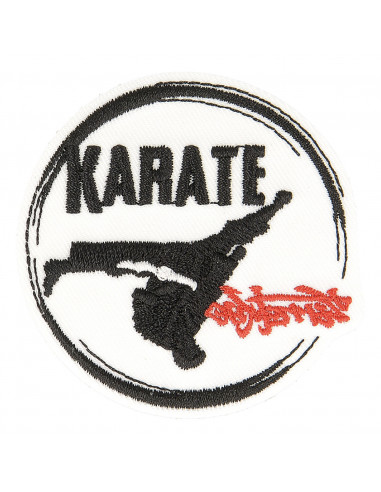 Ecusson thermocollant Karaté