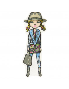 Ecusson thermocollant Lady