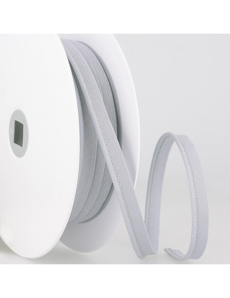 Passepoil, 10mm, gris