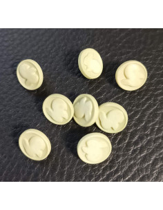 Bouton à queue, Ø 10mm, vert 2