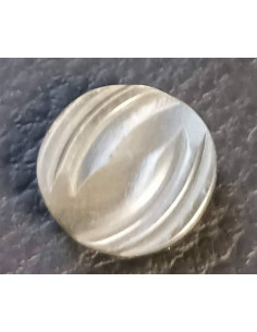 Bouton à queue, Ø 13 mm, gris