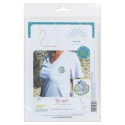 Kit broderie Easy custo, taille S, Big apple