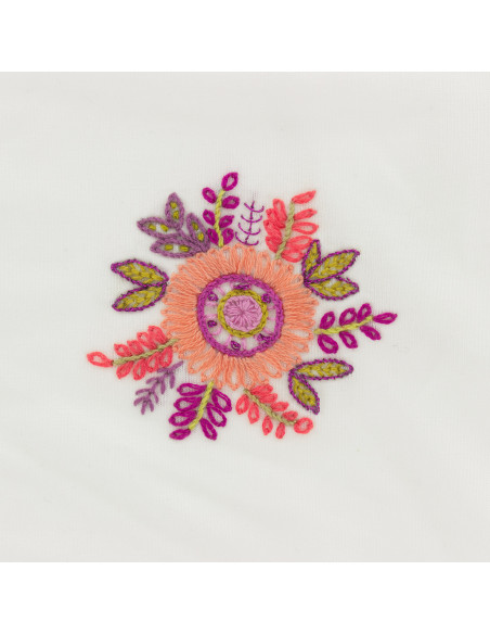 Kit broderie Easy custo, taille S, The flower of love