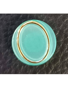 Bouton à queue, Ø 14 mm, vert