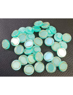 Bouton à queue, Ø 14 mm, vert 2