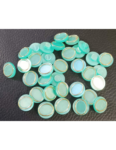 Bouton à queue, Ø 14 mm, vert