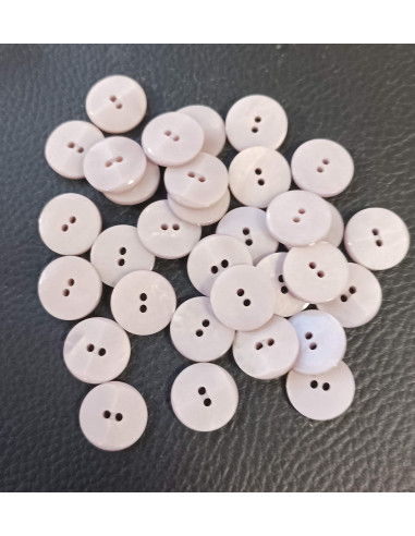 Bouton 2 trous, Ø 14 mm, violet