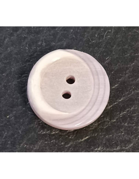 Bouton 2 trous, Ø 14 mm, violet