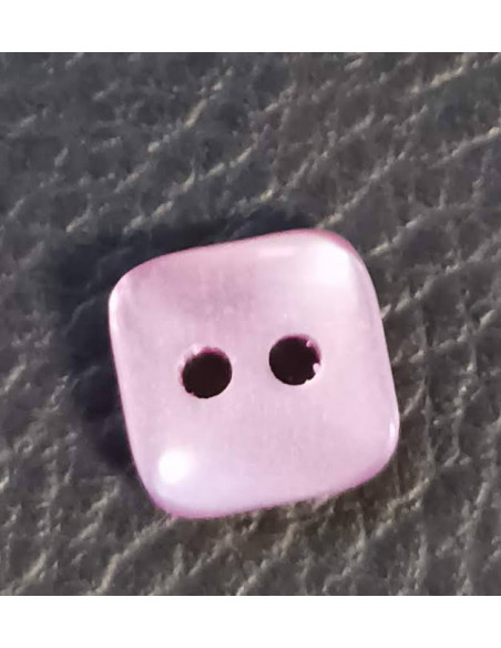 Bouton 2 trous, Ø 10 mm, violet