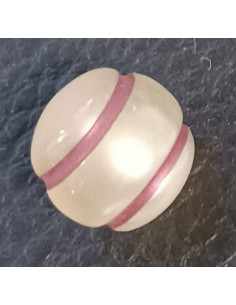 Bouton à queue, Ø 14 mm, blanc