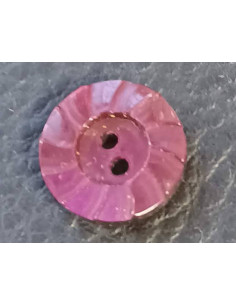 Bouton 2 trous, Ø 14mm, bordeaux