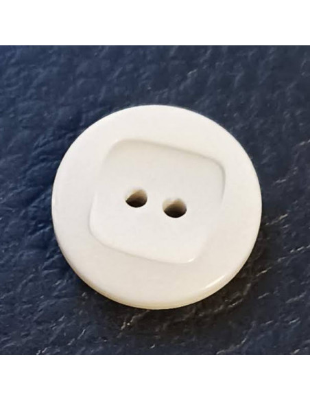 Bouton 2 trous, Ø 13 mm, gris