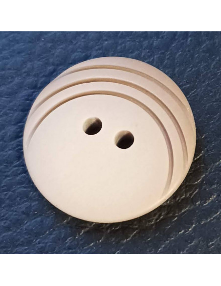 Bouton 2 trous, Ø 21mm, marron