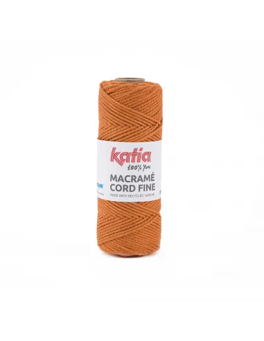 Corde Macramé, Katia Macramé Cord, Coloris au choix, 5 mm, Coton recyclé