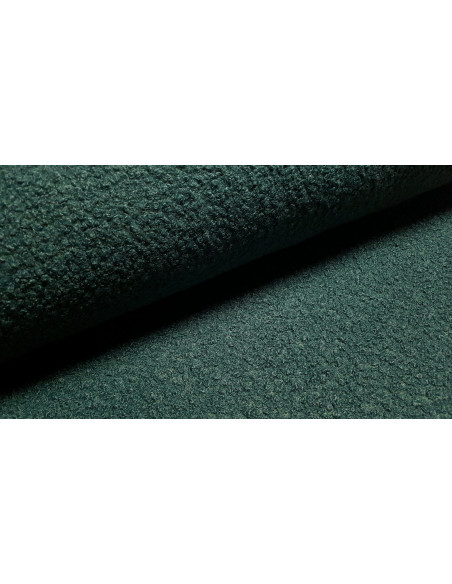 Lainage bouclette, vert émeraude