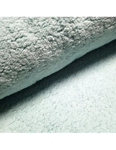 Tissu, Lainage Mouton, Vert d'Eau, Laize 150 cm, 100% Polyester 345g/ml