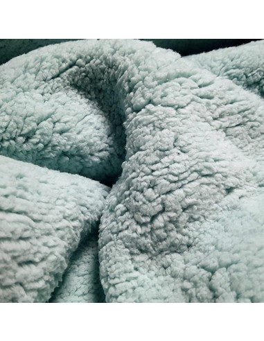 Tissu, Lainage Mouton, Vert d'Eau, Laize 150 cm, 100% Polyester 345g/ml