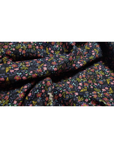 Popeline de coton, fleurs digitales 2